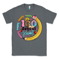 Charcoal Heather happy 100 days of school Classic Tee - Artiststas