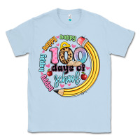 Dusty Blue happy 100 days of school Classic Tee - Artiststas