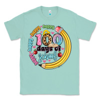 Seafoam happy 100 days of school Classic Tee - Artiststas