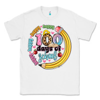 White happy 100 days of school Classic Tee - Artiststas