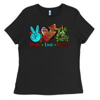 Black peace love tequila Ladies Tee - AdoDesignShop