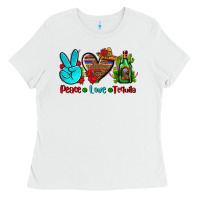 White peace love tequila Ladies Tee - AdoDesignShop