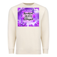 Sandshell thankful greatful blessed Premium Sweatshirt - NancyCooperArtShop