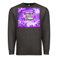 Smoke thankful greatful blessed Premium Sweatshirt - NancyCooperArtShop