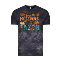 Cloud Black welcome to our patch Vintage Tee - HRA Design Shop