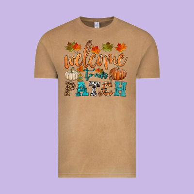 Welcome To Our Patch Vintage Tee Designed By Hra Design Shop