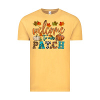 Vintage Mustard welcome to our patch Vintage Tee - HRA Design Shop