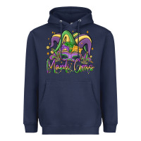 Navy mardi gras Heavyweight Hoodie - MaliasSmallBusiness