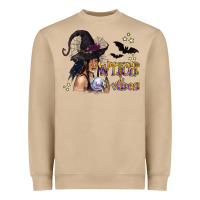 Mushroom Black Witch Vibes Heavyweight Sweatshirt - texasbilliewilder