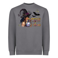 Storm Black Witch Vibes Heavyweight Sweatshirt - texasbilliewilder