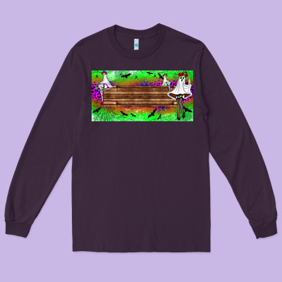 Custom Name Freak Ghosts License Plate Long Sleeve Tee Designed By Bundleandbundleshop