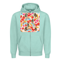 Seafoam back to school seamless pattern 5 (3600x3600) Zipper Hoodie - AdoDesignShop