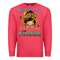 Cardinal when you cant find the sunshine be the sunshine me Premium Sweatshirt - NancyCooperArtShop