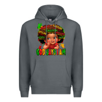 Rock god says i am juneteenth kid Premium Hoodie - LillyAllenDesigns
