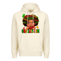 Sandshell god says i am juneteenth kid Premium Hoodie - LillyAllenDesigns