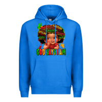 True Royal god says i am juneteenth kid Premium Hoodie - LillyAllenDesigns