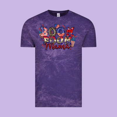 Boom Boom Mama 4th Of July Vintage Tee Designed By Cowgirlartshop