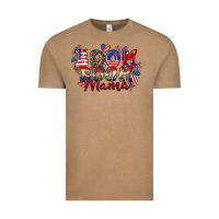 Vintage Coffee Boom boom Mama 4th of july Vintage Tee - CowGirlArtShop