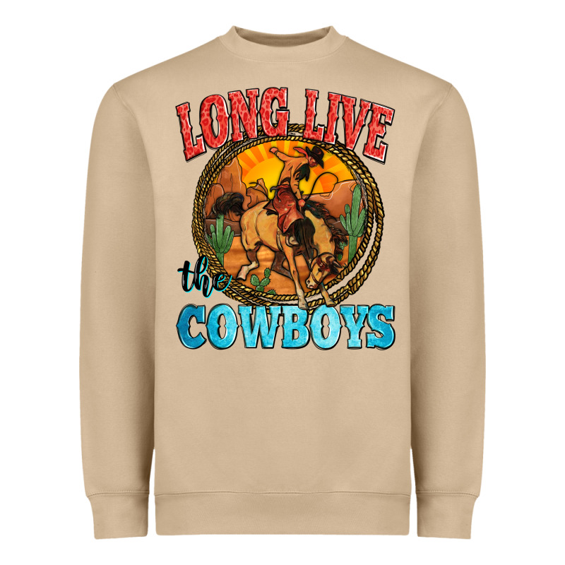 Long Live The Cowboys Heavyweight Sweatshirt by Zillion Design Studio | Teevron