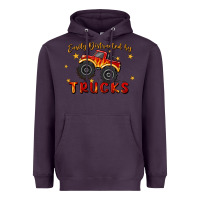 Plum easily distracted by trucks Heavyweight Hoodie - MaliasSmallBusiness