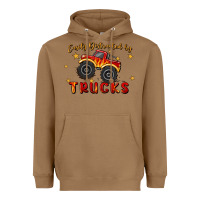 Toasted Coconut easily distracted by trucks Heavyweight Hoodie - MaliasSmallBusiness