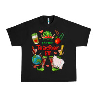 Black im the teacher elf Urban Heavy Tee - FaDigitalArtStudio