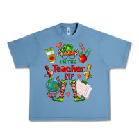 Pebble Blue im the teacher elf Urban Heavy Tee - FaDigitalArtStudio