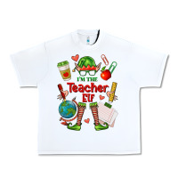 White im the teacher elf Urban Heavy Tee - FaDigitalArtStudio