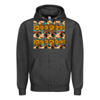 Charcoal Heather seamless poultry farm sunflowers chicken coop tumbler Zipper Hoodie - Artiststas