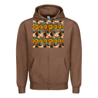 Chestnut seamless poultry farm sunflowers chicken coop tumbler Zipper Hoodie - Artiststas