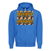 True Royal seamless poultry farm sunflowers chicken coop tumbler Zipper Hoodie - Artiststas