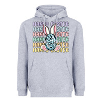 Heather Grey happy easter Heavyweight Hoodie - MaliasSmallBusiness