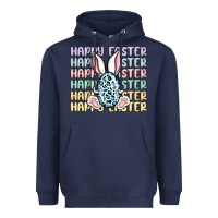 Navy happy easter Heavyweight Hoodie - MaliasSmallBusiness