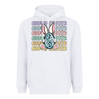 White happy easter Heavyweight Hoodie - MaliasSmallBusiness