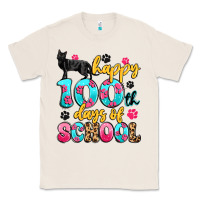Natural happy 100th days of school cat Classic Tee - Artiststas