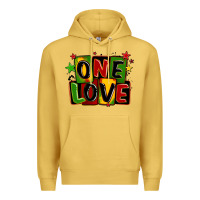 Antique Gold one love juneteenth Premium Hoodie - LillyAllenDesigns