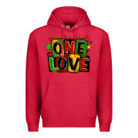 Cardinal one love juneteenth Premium Hoodie - LillyAllenDesigns