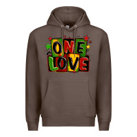Coffee one love juneteenth Premium Hoodie - LillyAllenDesigns
