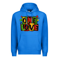 True Royal one love juneteenth Premium Hoodie - LillyAllenDesigns