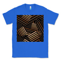 True Royal melanin american flag seamless pattern Classic Tee - BundleAndBundleShop