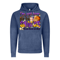 Vintage Denim i'm just here for the snacks #basketball brother Vintage Hoodie - Zillion Design Studio