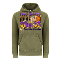 Vintage Olive i'm just here for the snacks #basketball brother Vintage Hoodie - Zillion Design Studio