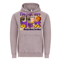 Vintage Zinc i'm just here for the snacks #basketball brother Vintage Hoodie - Zillion Design Studio