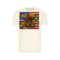 Vintage Arctic Army USA lag leopard camouflage sunflower 20oz Vintage Tee - Neo Western
