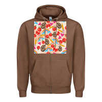 Chestnut back to school seamless pattern 6 (3600x3600) Zipper Hoodie - AdoDesignShop
