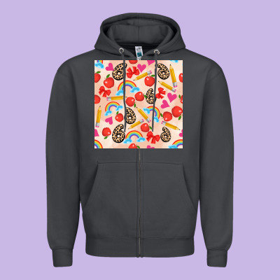 Back To School Seamless Pattern 6 (3600x3600) Zipper Hoodie Designed By Adodesignshop