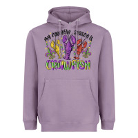 Lavender my favorite season is crawfish Heavyweight Hoodie - MaliasSmallBusiness