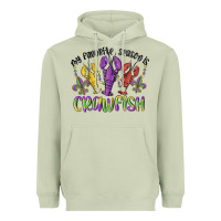 Matcha my favorite season is crawfish Heavyweight Hoodie - MaliasSmallBusiness