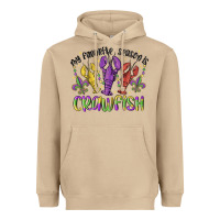 Mushroom my favorite season is crawfish Heavyweight Hoodie - MaliasSmallBusiness