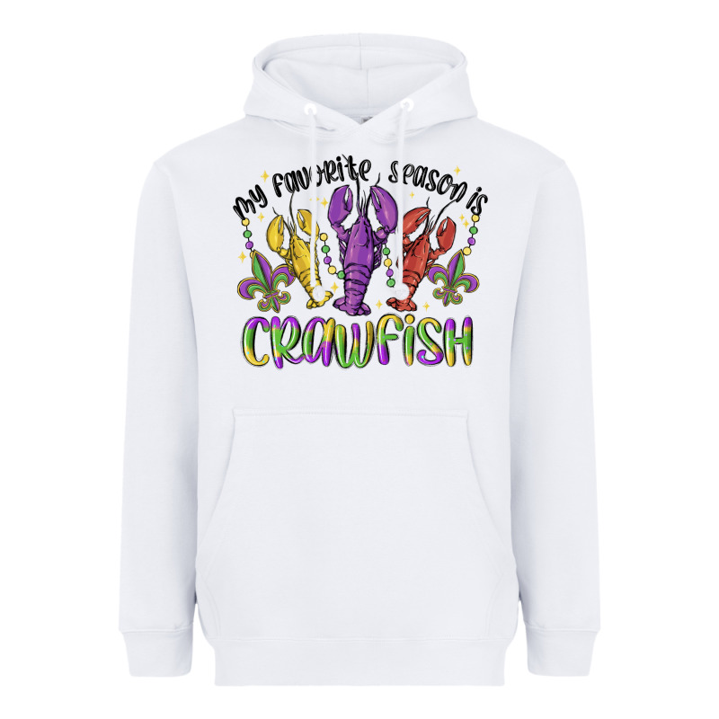 My Favorite Season Is Crawfish Heavyweight Hoodie by MaliasSmallBusiness | Teevron